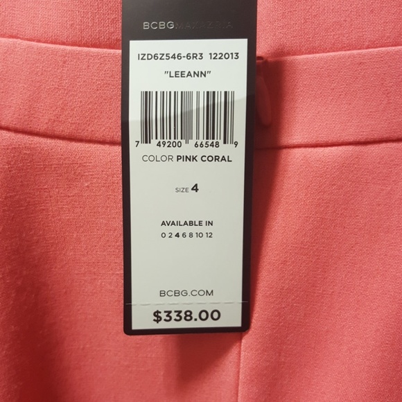 BCBGMAXAZRIA "LEEANN" DRESS - Picture 8 of 8