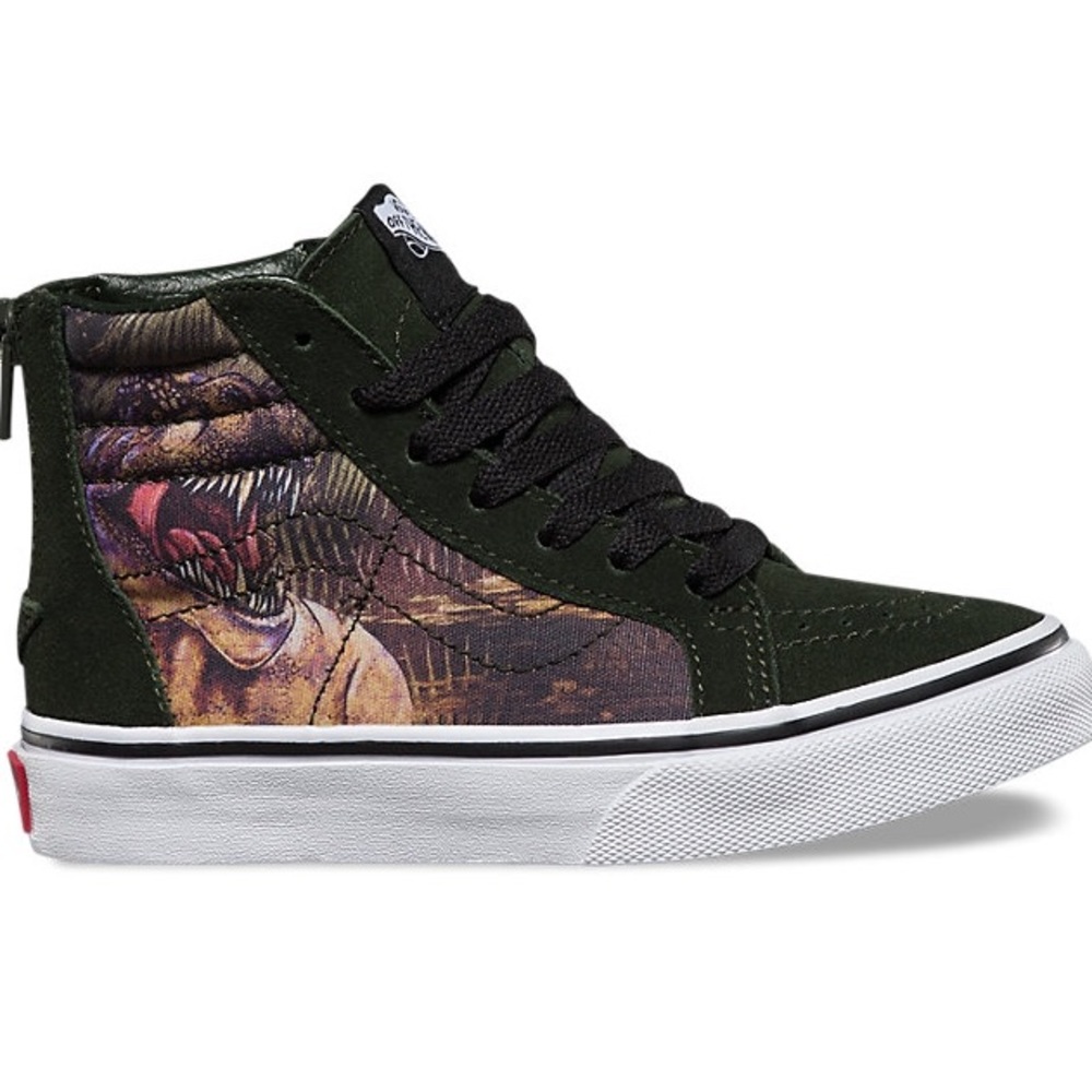 Vans Boys T-Rex Dinosaur Shoes 11.5