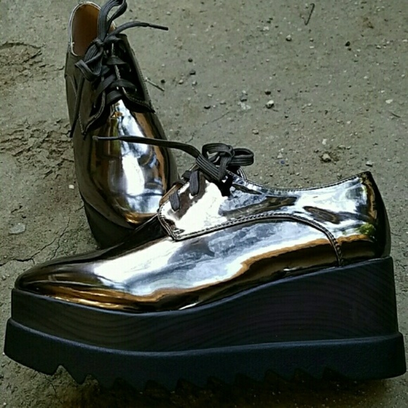 Last Size 8.5***🖤Pewter/Black OXNARD PLATFORMS - Picture 8 of 8