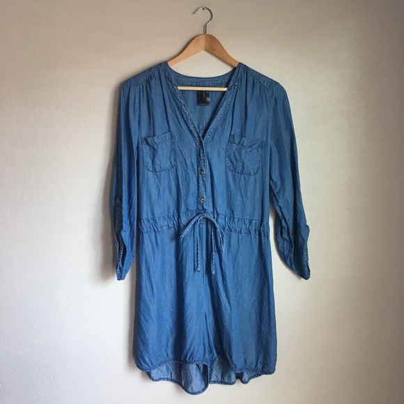 Nordstrom Denim Romper - Picture 2 of 4