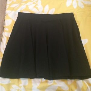 Black skater skirt