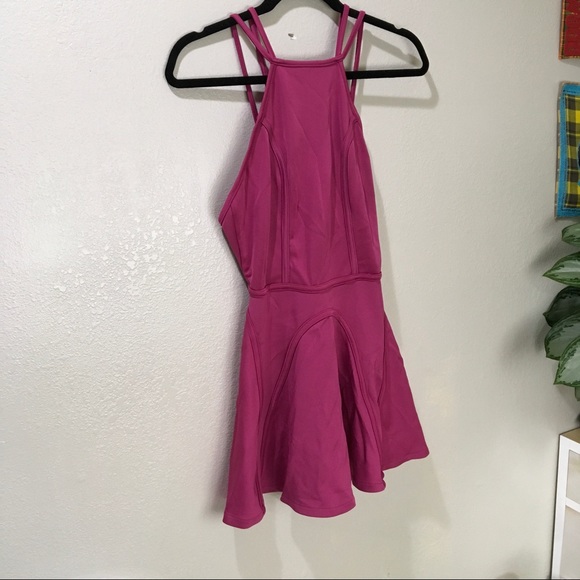 Nasty Gal Dresses & Skirts - Nasty Gal Magenta High Neck Dress