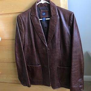 Gap leather jacket