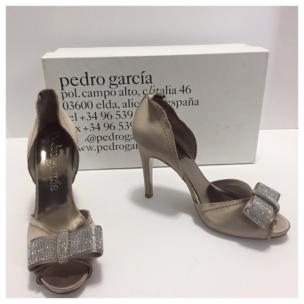 Pedro Garcia Stacy Heels w/ Swarovski Crystals