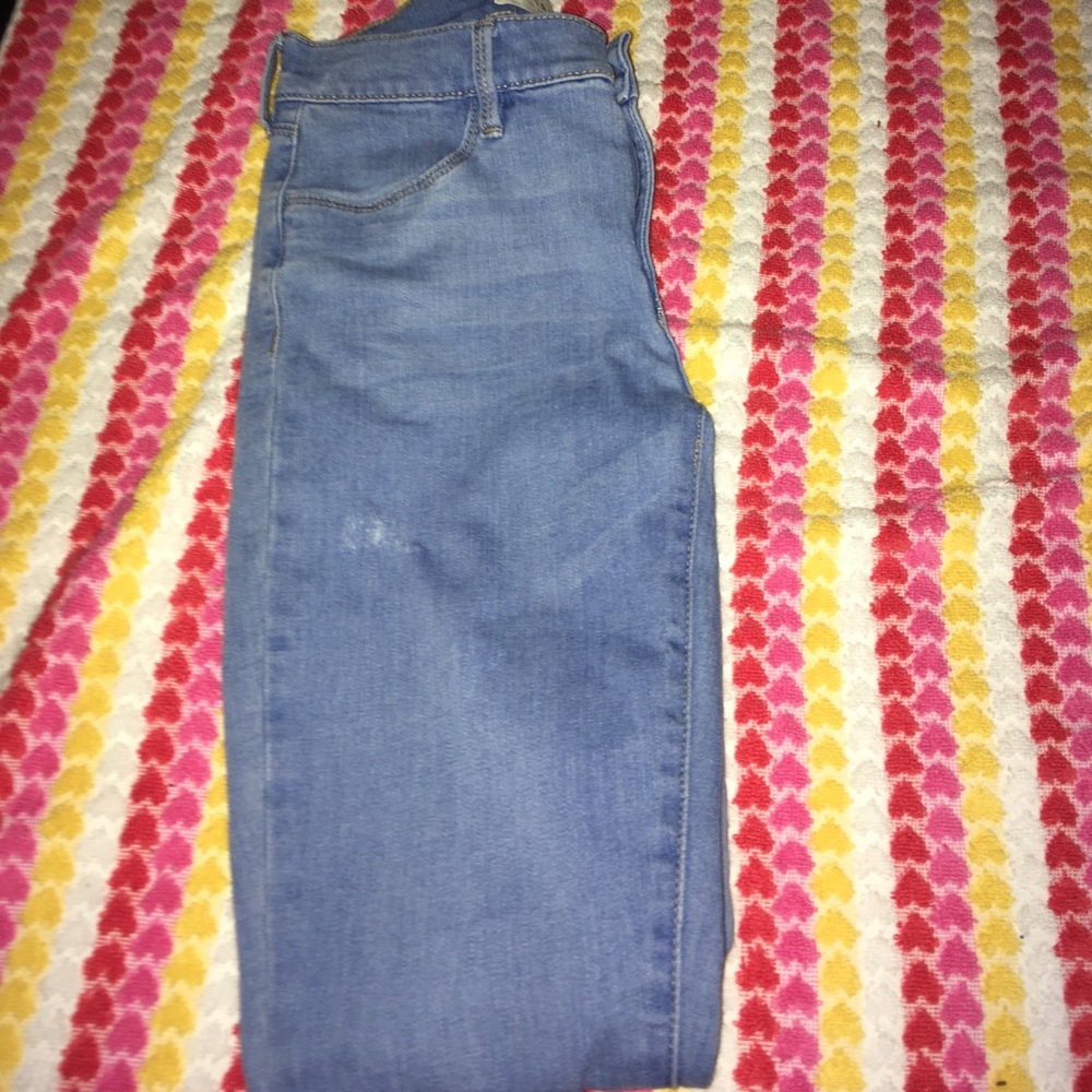 Light blue jeans