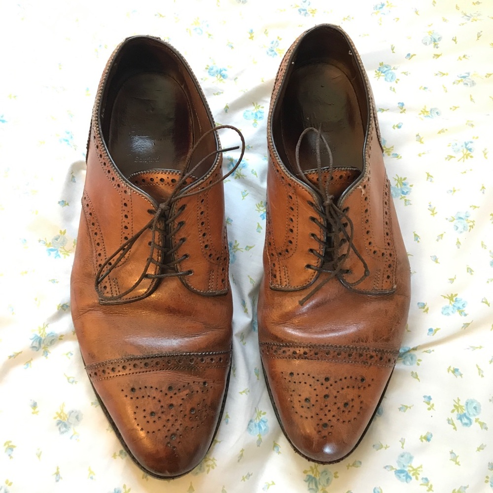 Allen Edmonds Leather Oxfords Dress Sanford Shoes