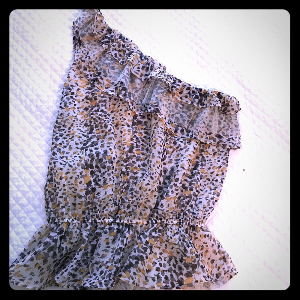 One shoulder tank top