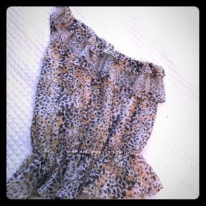 One shoulder tank top