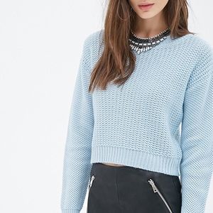 F21 Knit cropped sweater