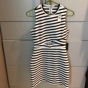 Black and White Express Dress