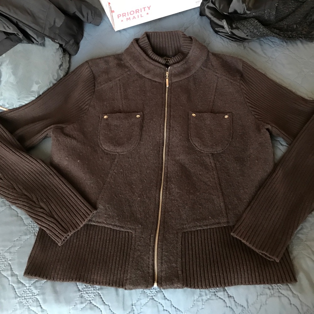 Brown wool jacket