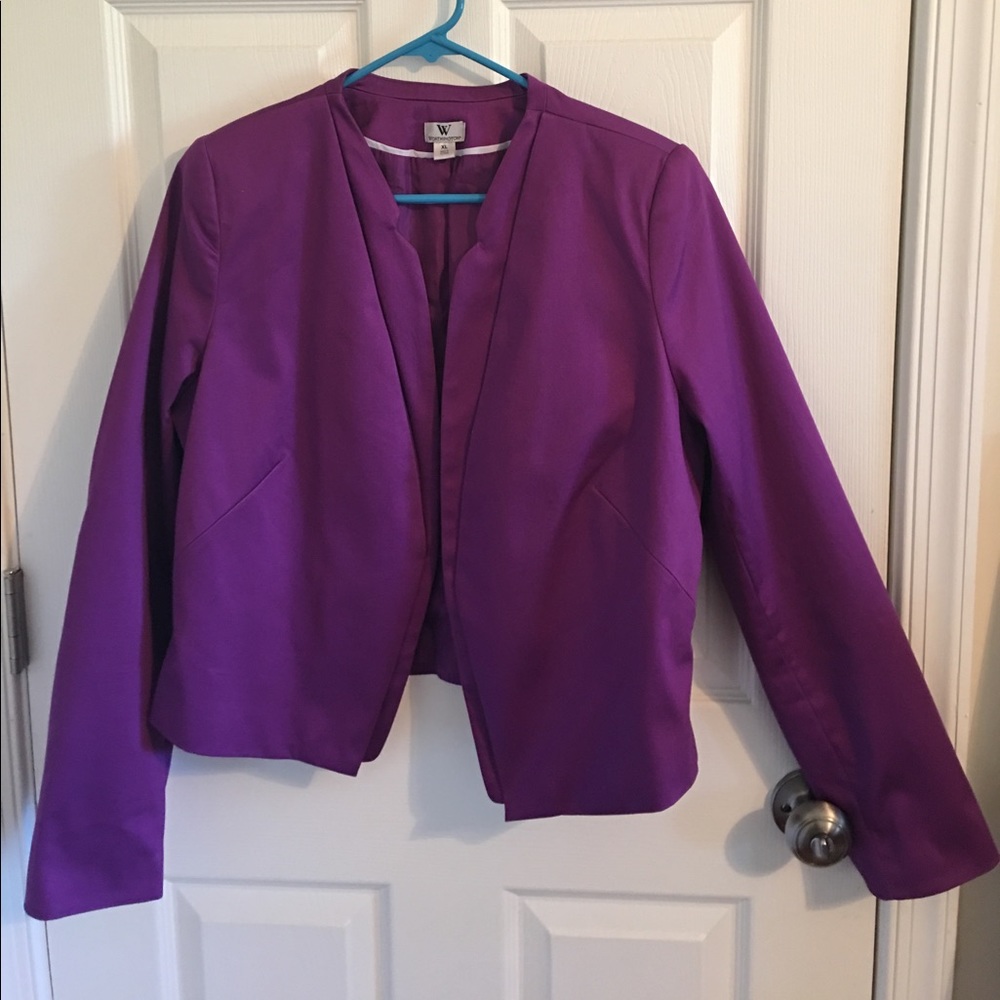 Worthington purple blazer