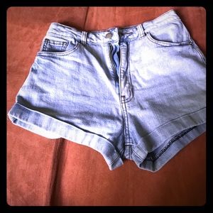 High rise shorts