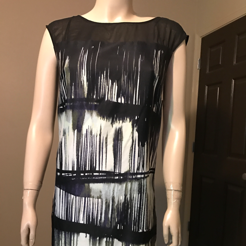 Black and white dress