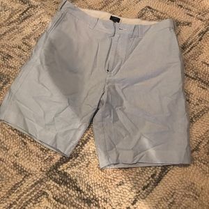 J crew 9 inch sun wash oxford seersucker