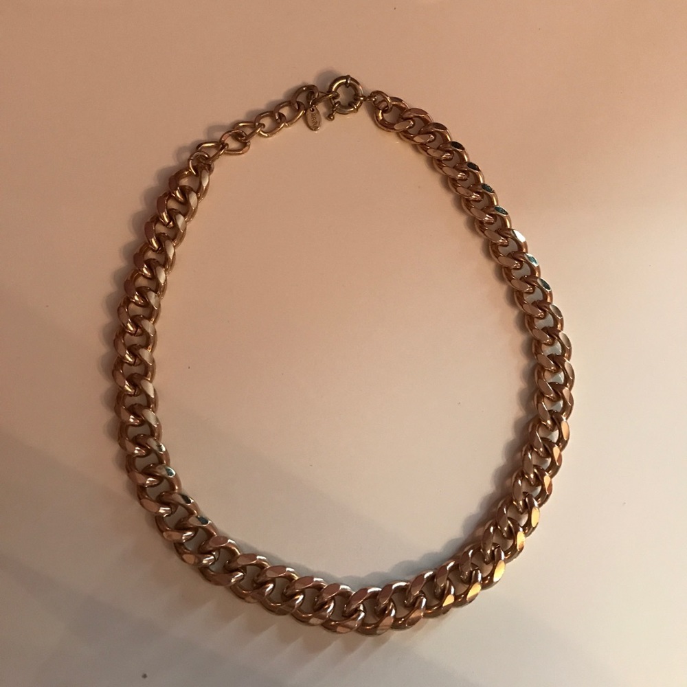 Zara gold chain statement necklace!