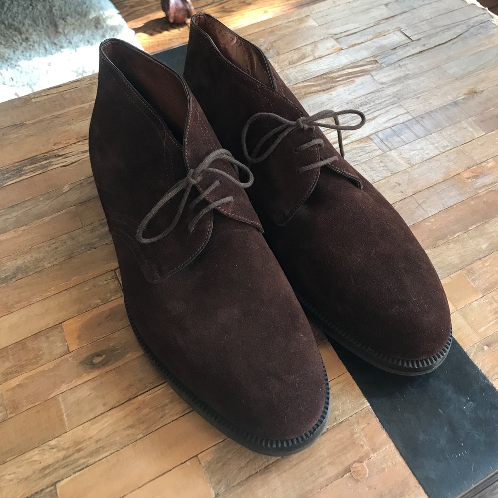 Fratelli Rossetti Brown Suede Shoes