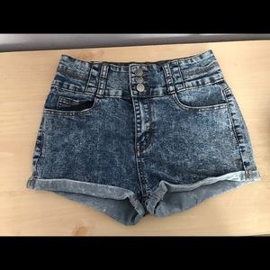 Guess Mid Length Jean Shorts