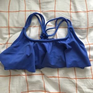 royal blue bikini top
