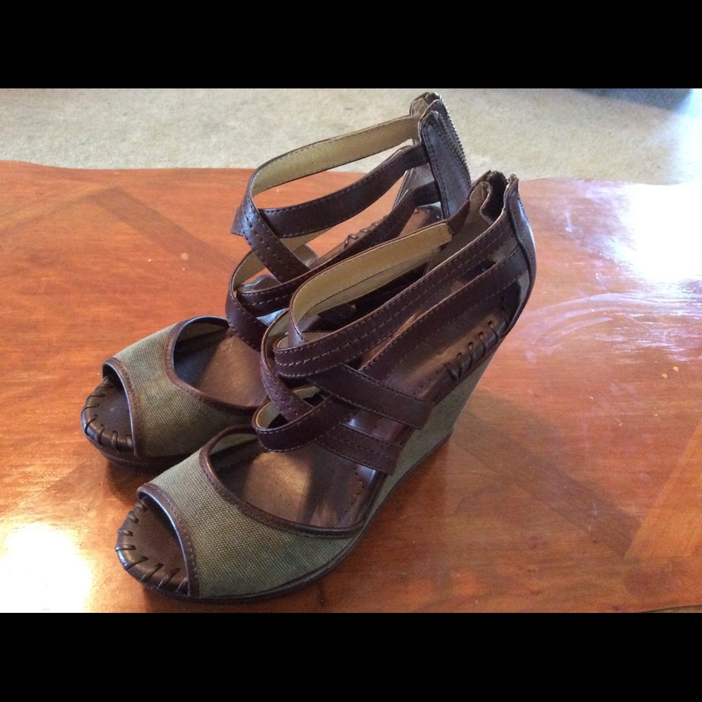 Frye Wedge Sandals