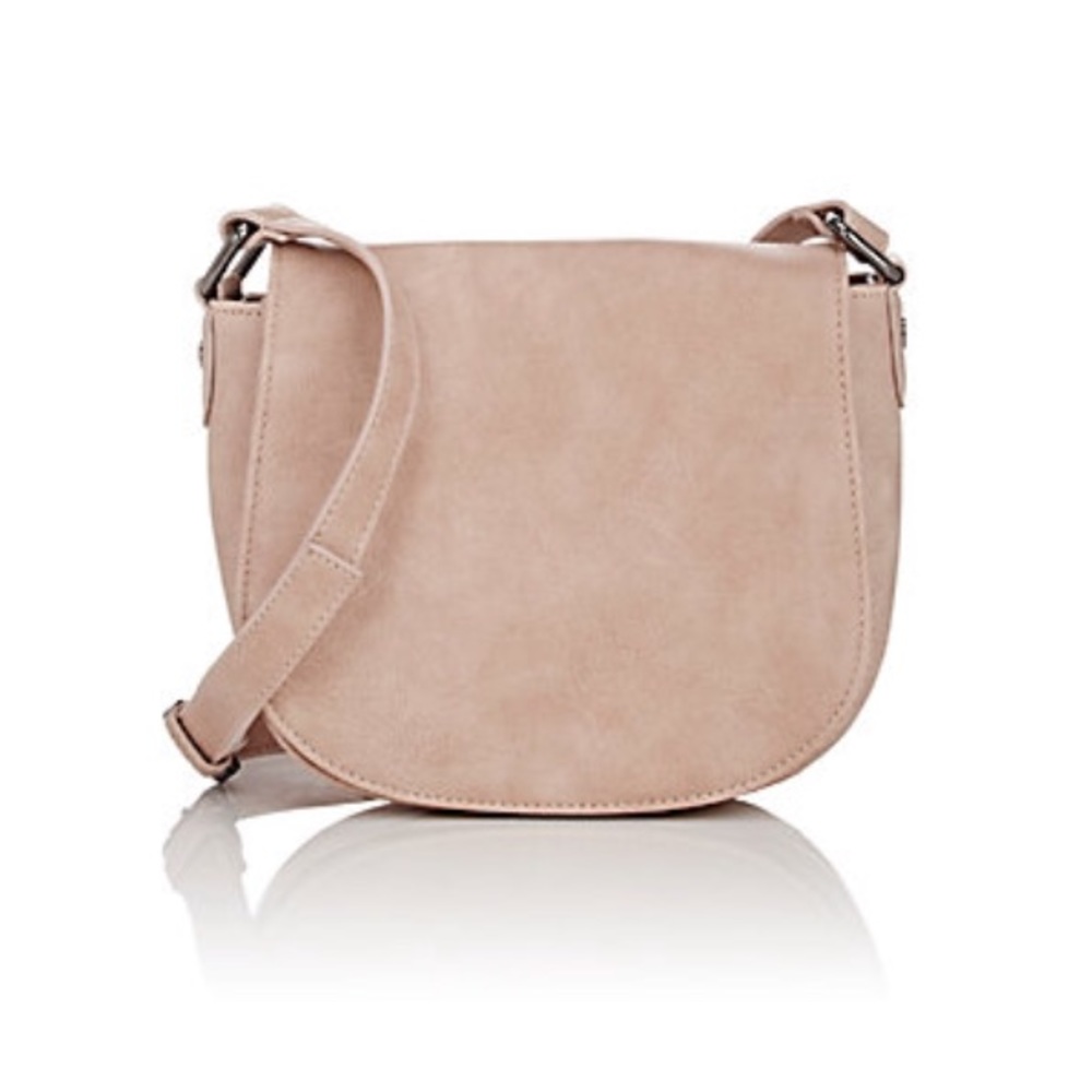 NWT Delux Lux Patina Mini Saddle Bag, Pink - Picture 1 of 8