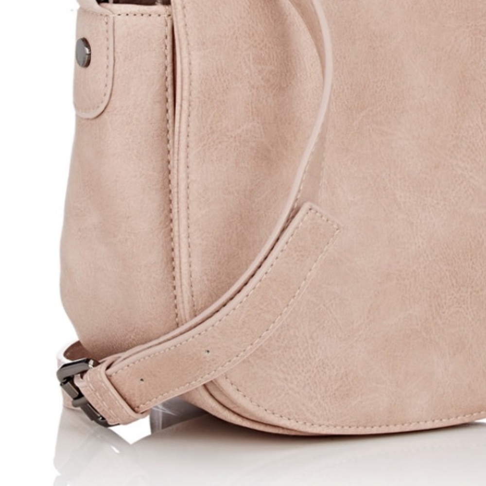 NWT Delux Lux Patina Mini Saddle Bag, Pink - Picture 8 of 8