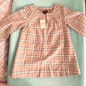 NWT Baby Gap girls plaid dress