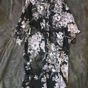 Floral shrug