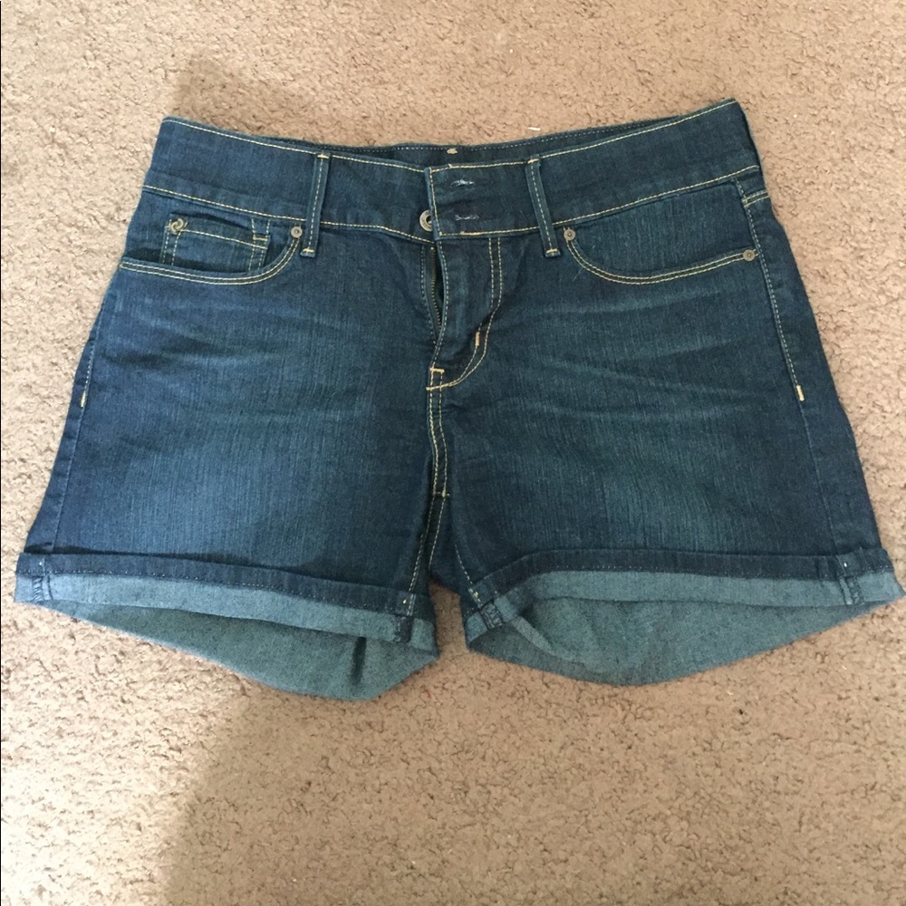 Denim shorts