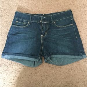 Denim shorts