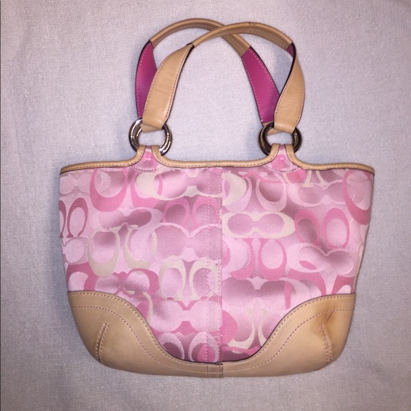 Pink Coach Purse - Picture 4 of 5