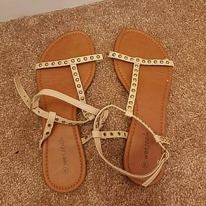 Wet Seal beaded sandals