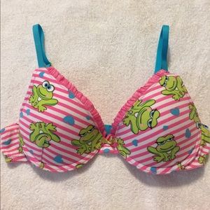 Cute frog bra