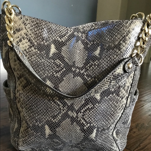 Michael Kors Snakeskin Handbag