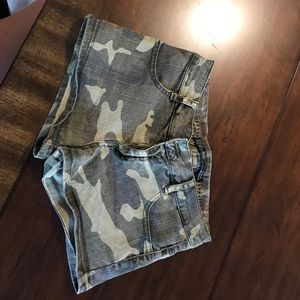 Barely worn camo shorts.