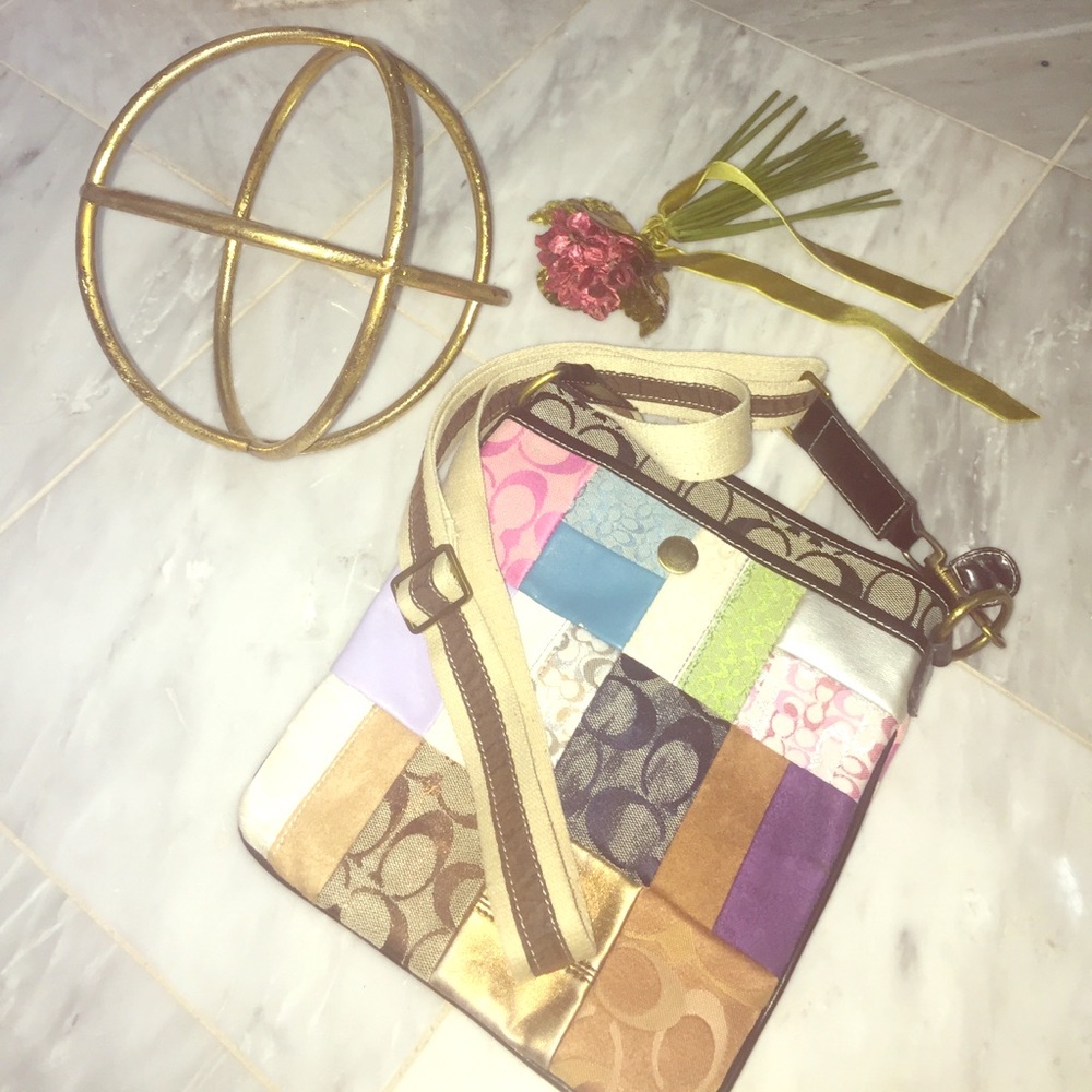 Coach cross-body satchel