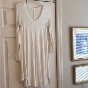Simple white dress