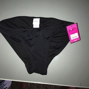 Black swim suit bottoms