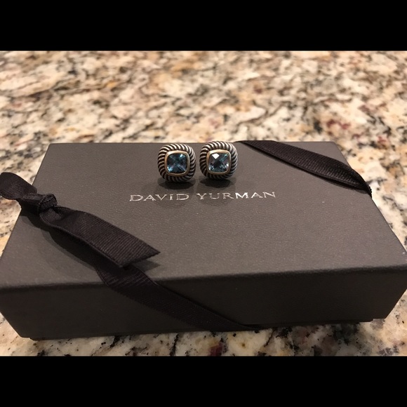 David Yurman Blue Topaz Earrings