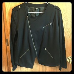 Black bomber jacket