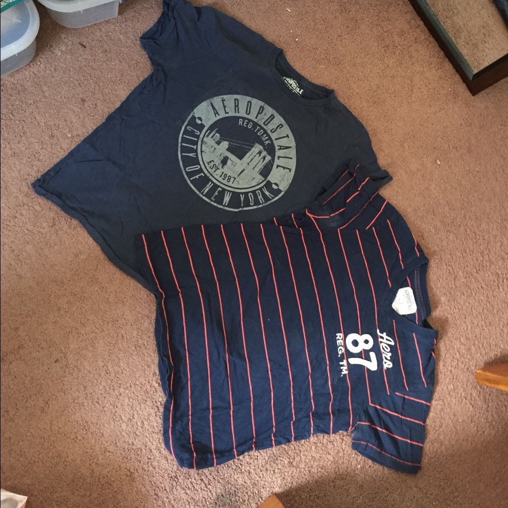 Bundled aeropostal t-shirts