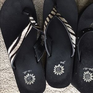 Yellow Box Flip Flops