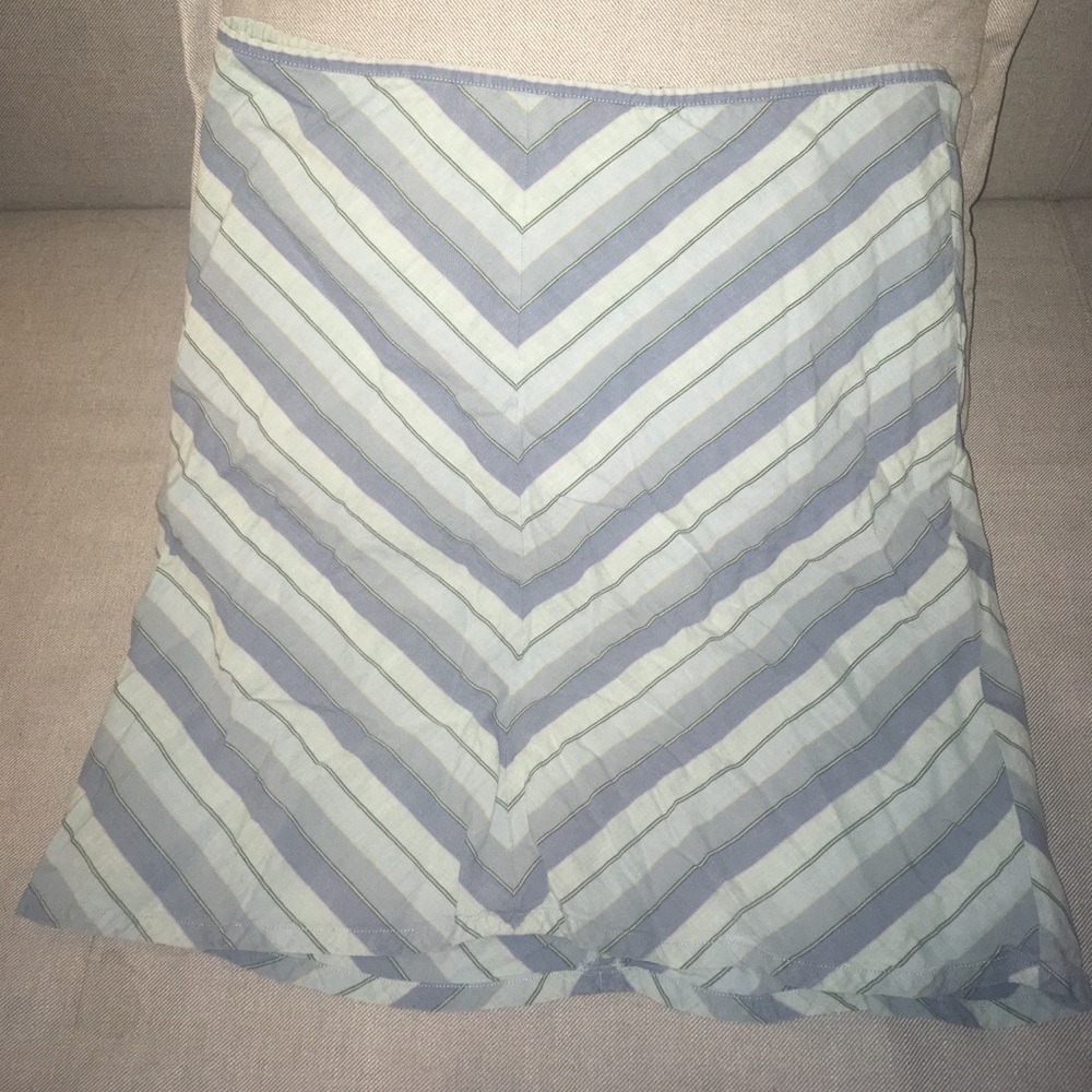 Blue Stripped Skirt