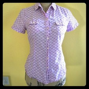 Price ✂️ STEAL Purple Old Navy Linen Hiking Shirt