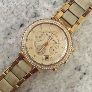 Gold Michael Kors watch