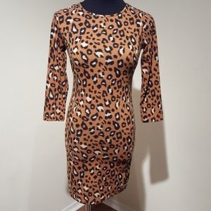 Sale 💜❣Cheetah Long sleeve dress