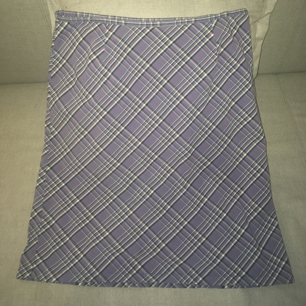 Blue stripe skirt