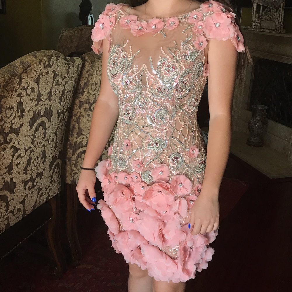 Elegant pink dress