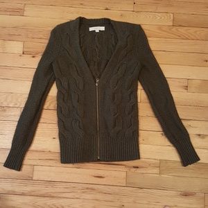 Ann Taylor Loft Zip Sweater