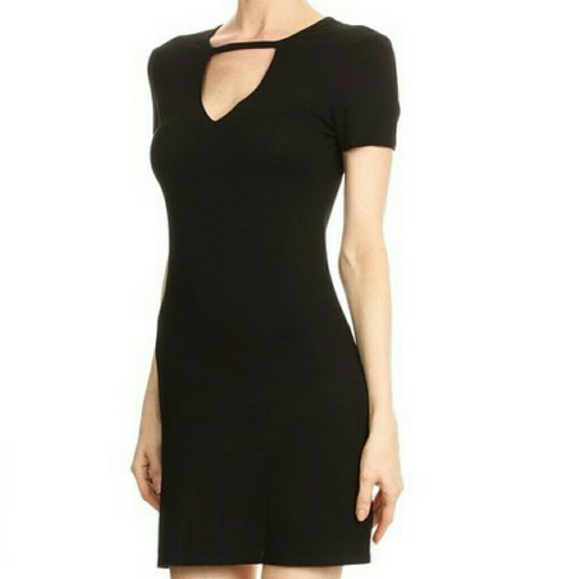 A line dress with cut out front detail - Picture 1 of 3